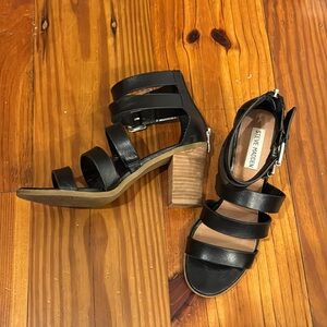 Steve Madden Block Leather Heels